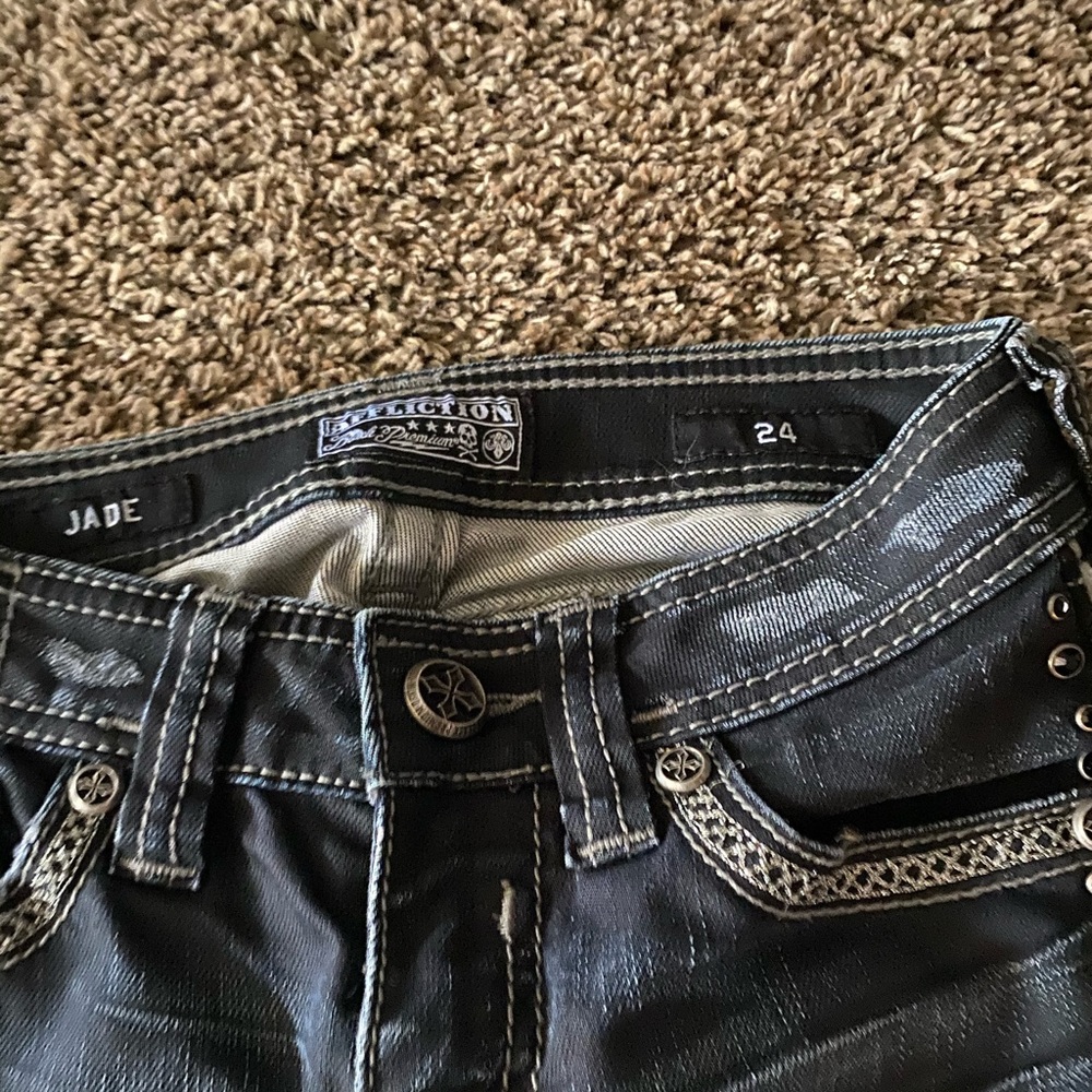 Affliction jeans size 24.excellent condition